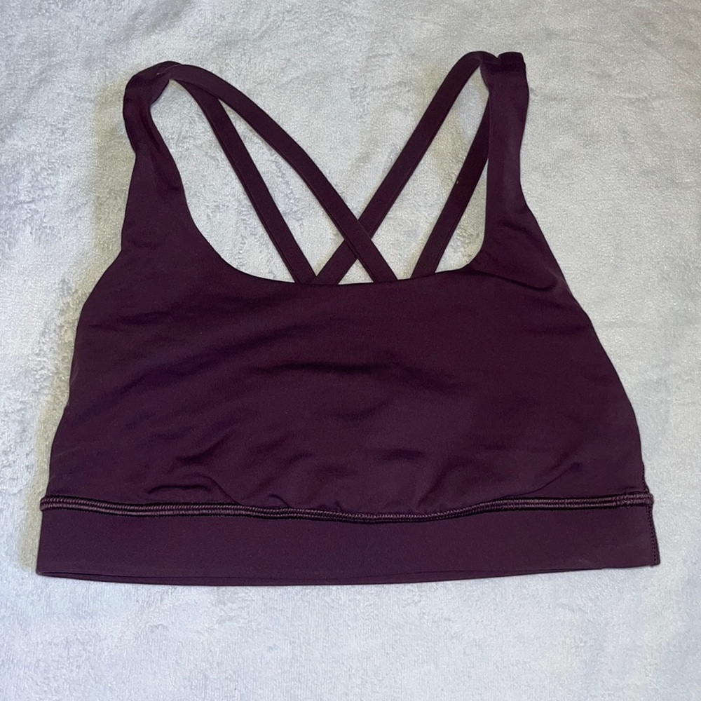 LULULEMON purple sports bra